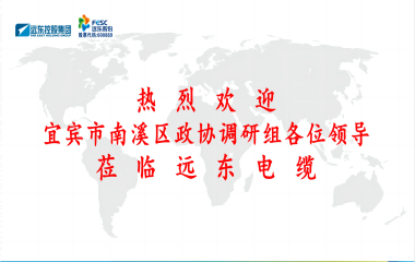 南溪區(qū)政協(xié)黨組書記、主席余水情率隊(duì)蒞臨遠(yuǎn)東電纜宜賓參觀調(diào)研
